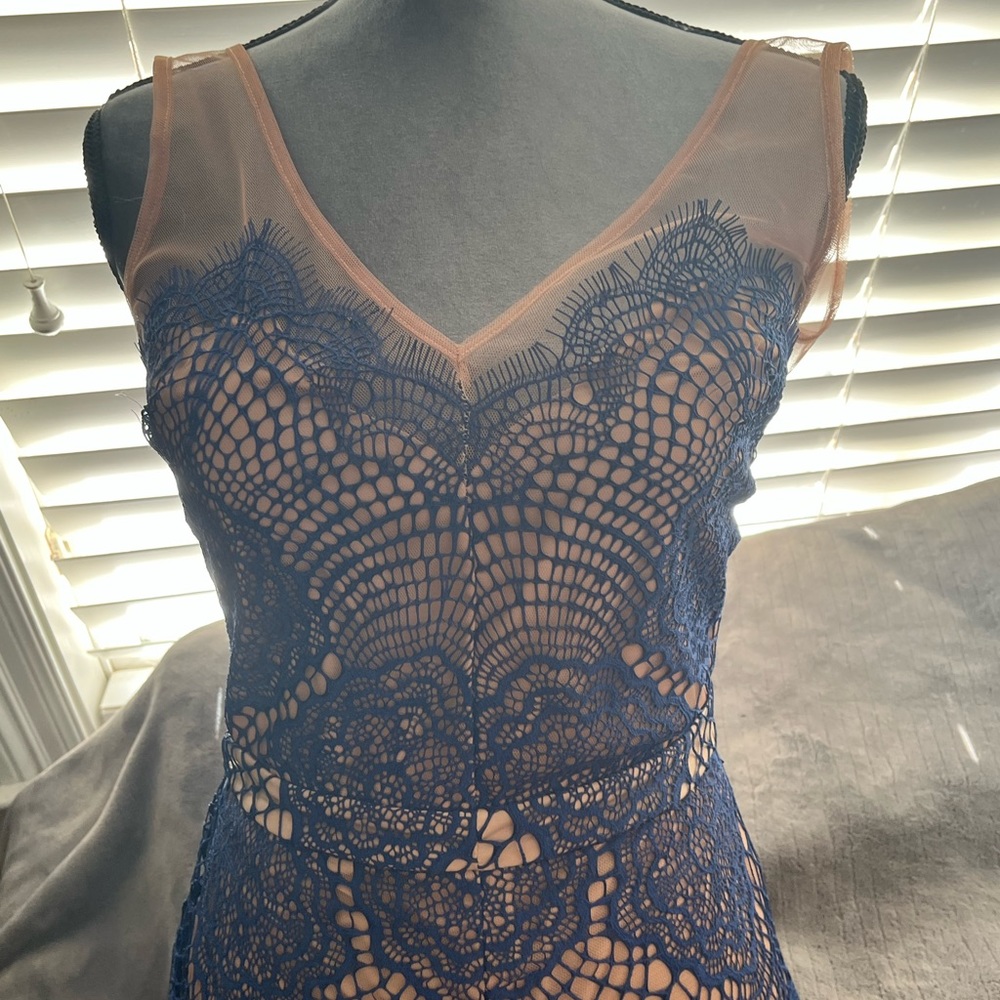 For Love & Lemons dress small blue